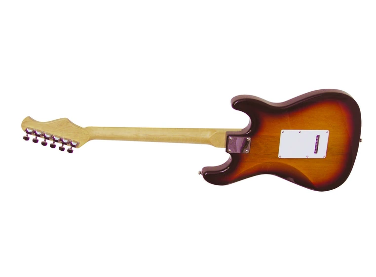 DIMAVERY ST-203 E-Guitar LH, sunburst 